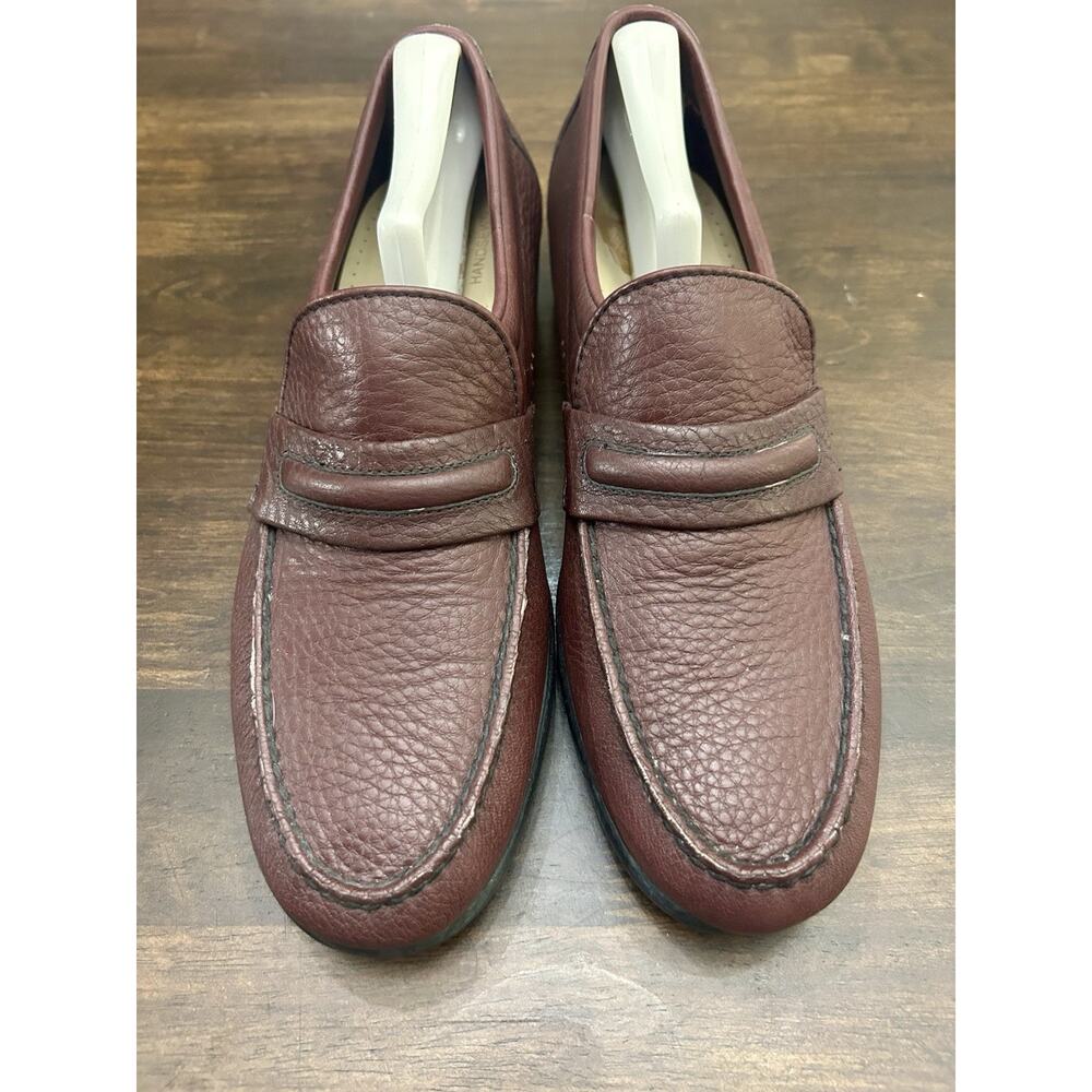 SAS Womens 10.5 S Narrow Burgundy Loafers Leather Tripad Comfort